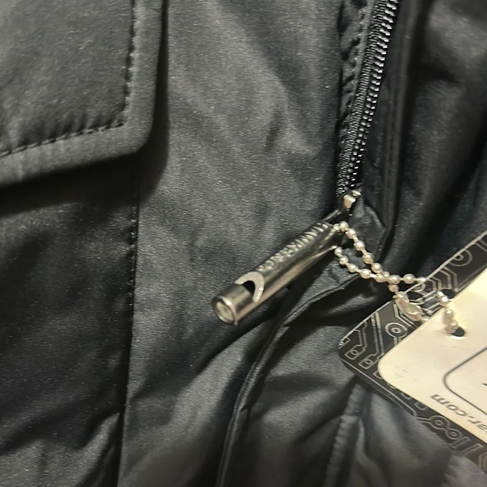 Hawke & Co Black Military Field Jacket